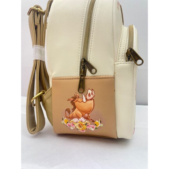 Loungefly Disney The Lion King Young Simba & Nala Heart Mini Backpack - Picture 3 of 15